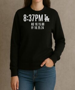 Kirk Gibson Freddie Freeman Walk Off Home Run 8 37Pm Los Angeles Dodgers T Shirt sweater