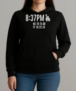 Kirk Gibson Freddie Freeman Walk Off Home Run 8 37Pm Los Angeles Dodgers T Shirt Unihoodie