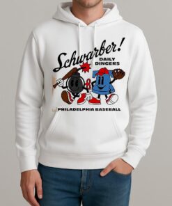 Kyle Schwarber Daily Dingers 2025 Superstar Cartoon Shirt Unisexhoodie