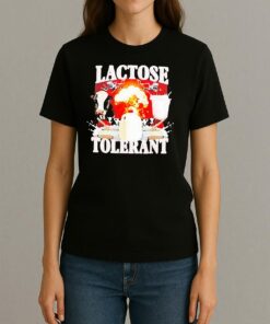Lactose Tolerant Milk War Shirt Womentee