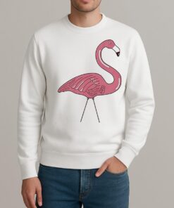 Lawn Flamingo Paint sweater