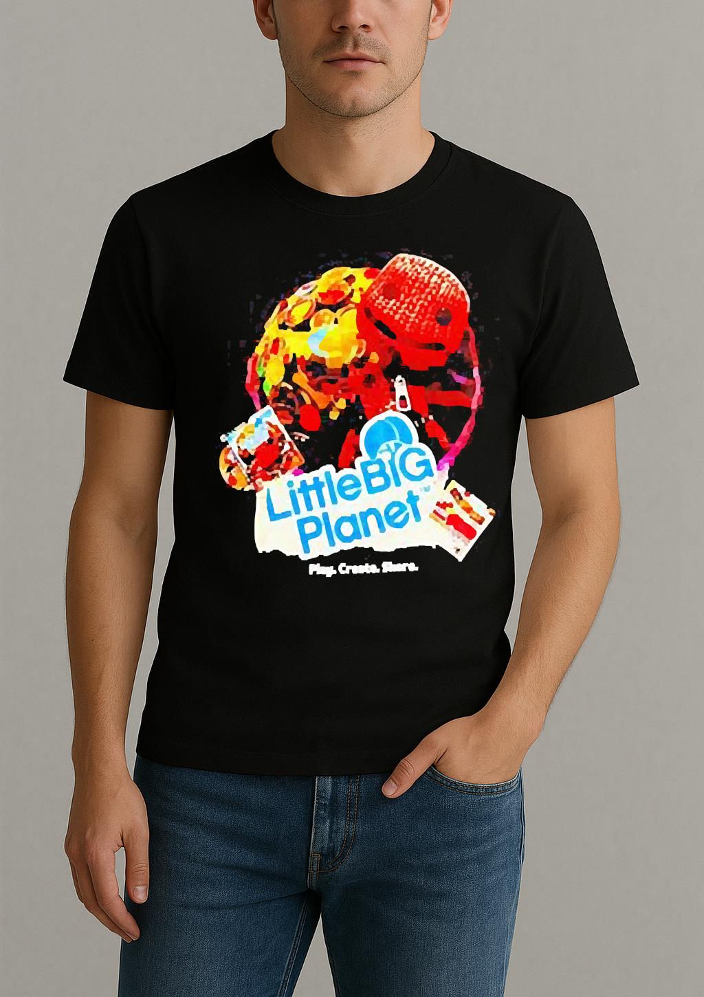 Littlebigplanet Video Game Series Vintage Graphic T Shirt