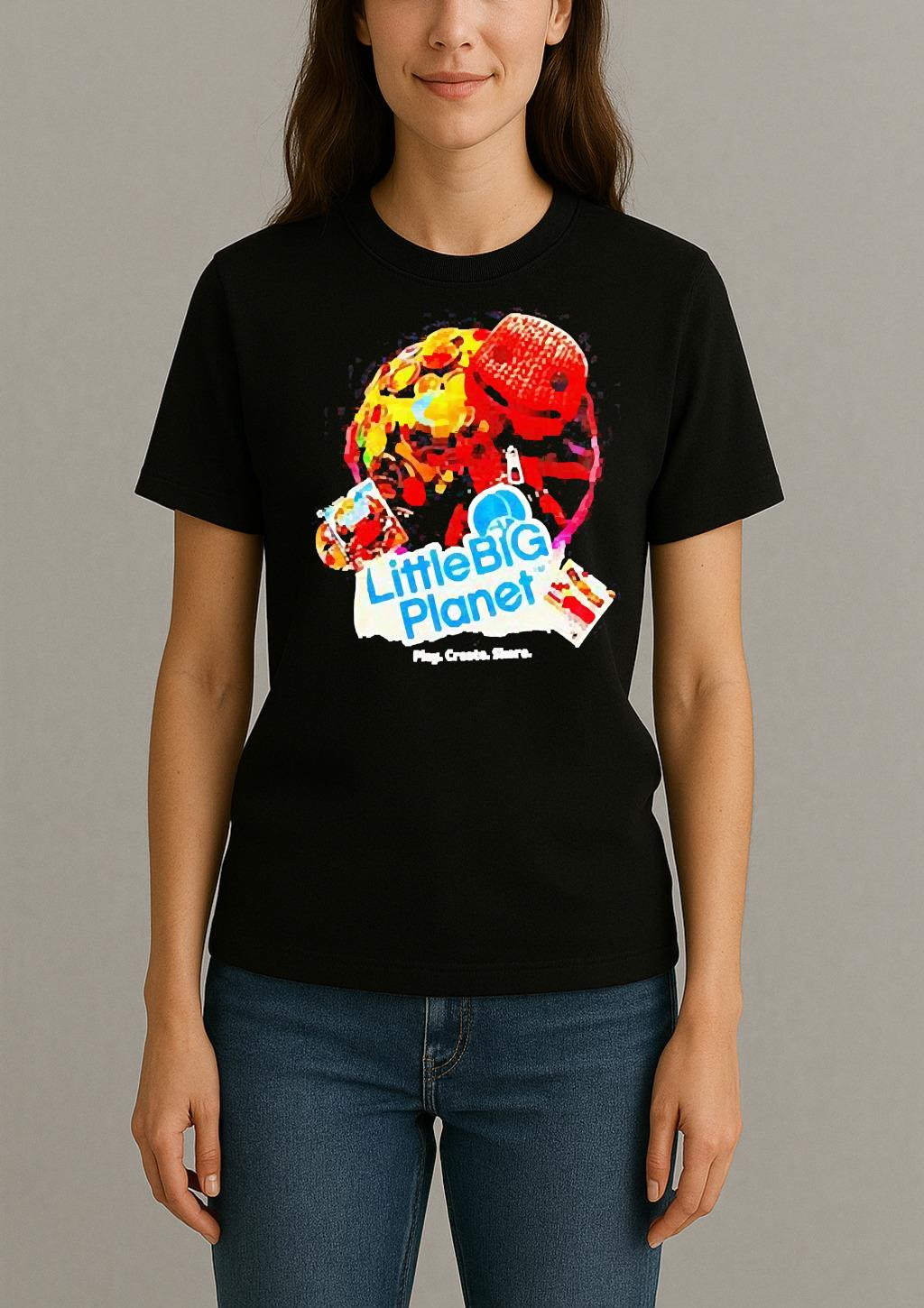 Littlebigplanet Video Game Series Vintage Graphic T Shirt Womentee