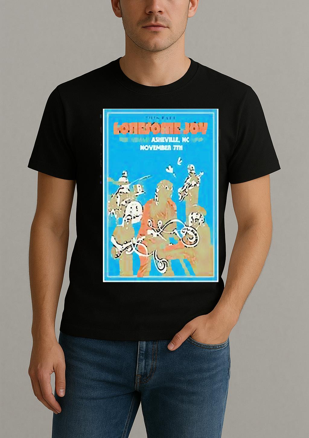 Lonesome Joy Asheville North Carolina Poster T Shirt