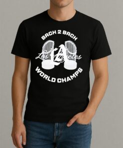 Los Angeles Dodgers 2025 World Champs Back To Back Trophy Shirt