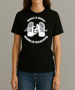 Los Angeles Dodgers 2025 World Champs Back To Back Trophy Shirt Womentee