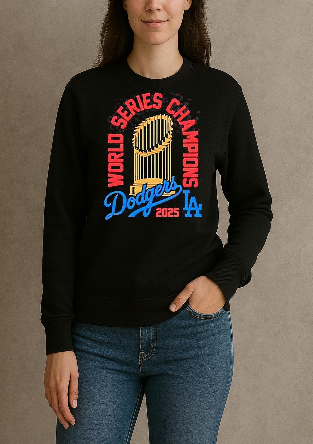 Los Angeles Dodgers 2025 World Series Champions T Shirt sweater