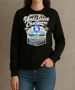 Los Angeles Dodgers Back 2 Back World Series Champions Est 1958 National League 2024 2025 Shirt sweater