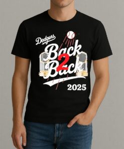 Los Angeles Dodgers Back To Back Champs 2025 T Shirt
