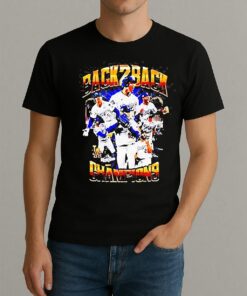 Los Angeles Dodgers Back To Back World Series 2025 Champions Player Trophy T Shirt