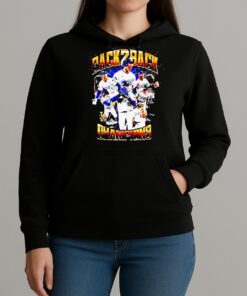 Los Angeles Dodgers Back To Back World Series 2025 Champions Player Trophy T Shirt Unihoodie