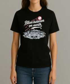 Los Angeles Dodgers Blue Heaven On Earth T Shirt Womentee