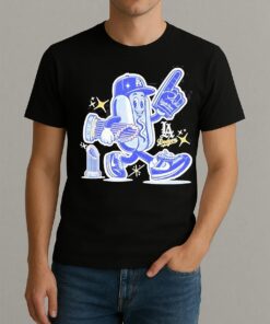 Los Angeles Dodgers Hot Dog Mascot 2025 World Series Champions T Shirt