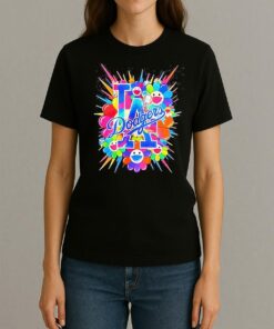 Los Angeles Dodgers Murakami Style Inspired T Shirt Womentee