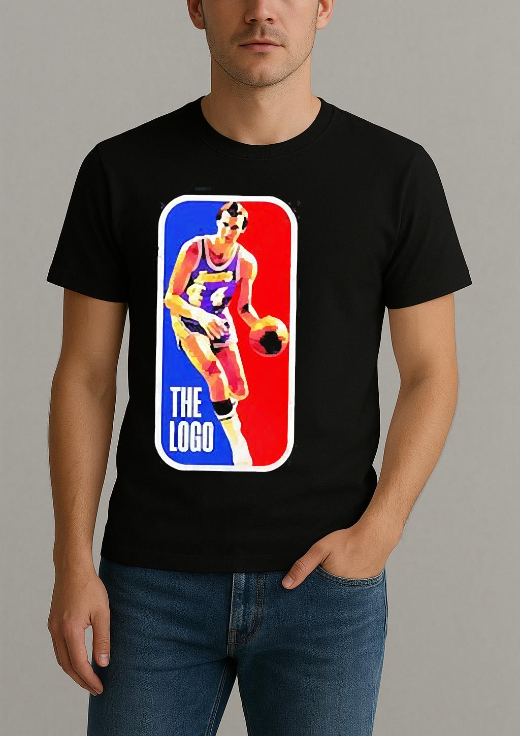 Los Angeles Lakers Jerry West The Logo Nba Vintage Shirt