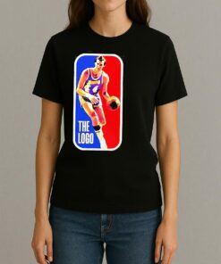 Los Angeles Lakers Jerry West The Logo Nba Vintage Shirt Womentee