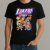 Los Angeles Lakers X Labubu X Kobe Bryant Graphic Shirt