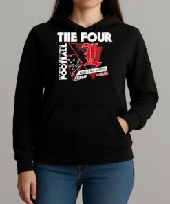 Lowell Red Arrows The Four 2025 Mhsaa Football D3 Finals Shirt Unihoodie