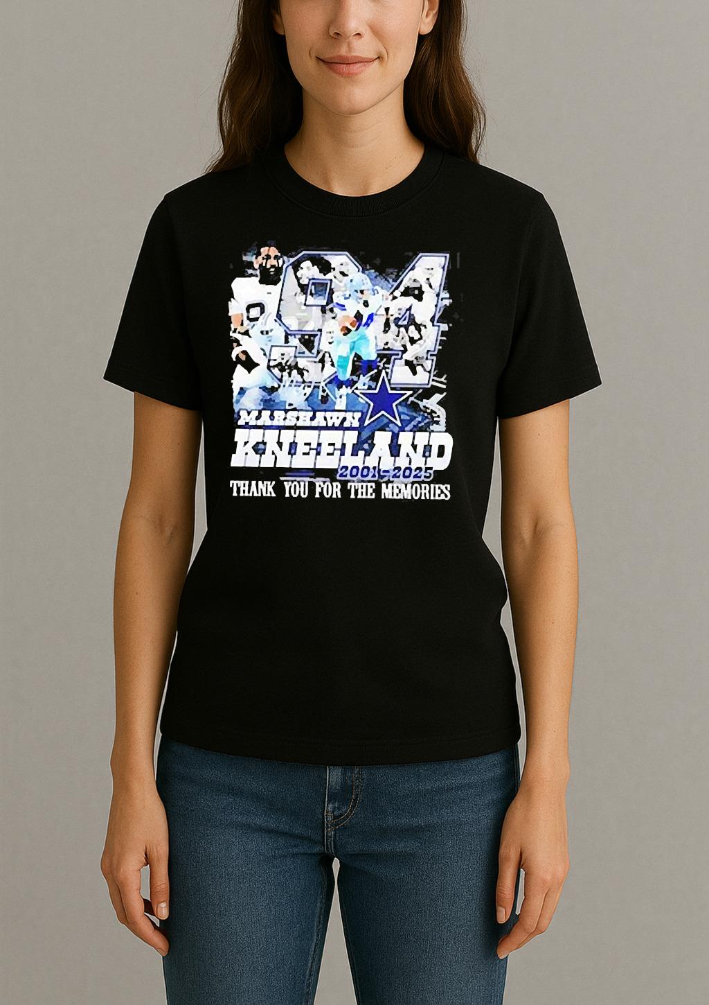 Marshawn Kneeland 2001 2025 Thank You For The Memories Shirt Womentee