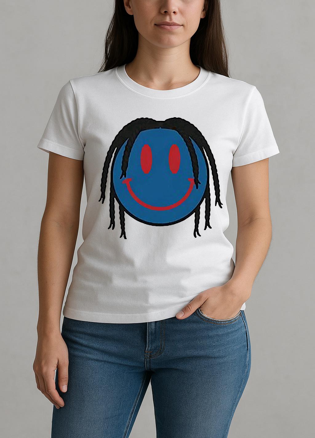 Maxey Smiley Face Philadelphia 76Ers Basketball W-tee