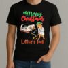 Merry Christmas Litters Full Funny Cat Lovers Shirt