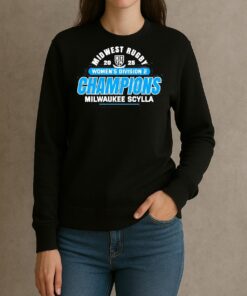 Milwaukee Scylla 2025 Midwest Rugby Womens D2 Premiership Champions Shirt sweater