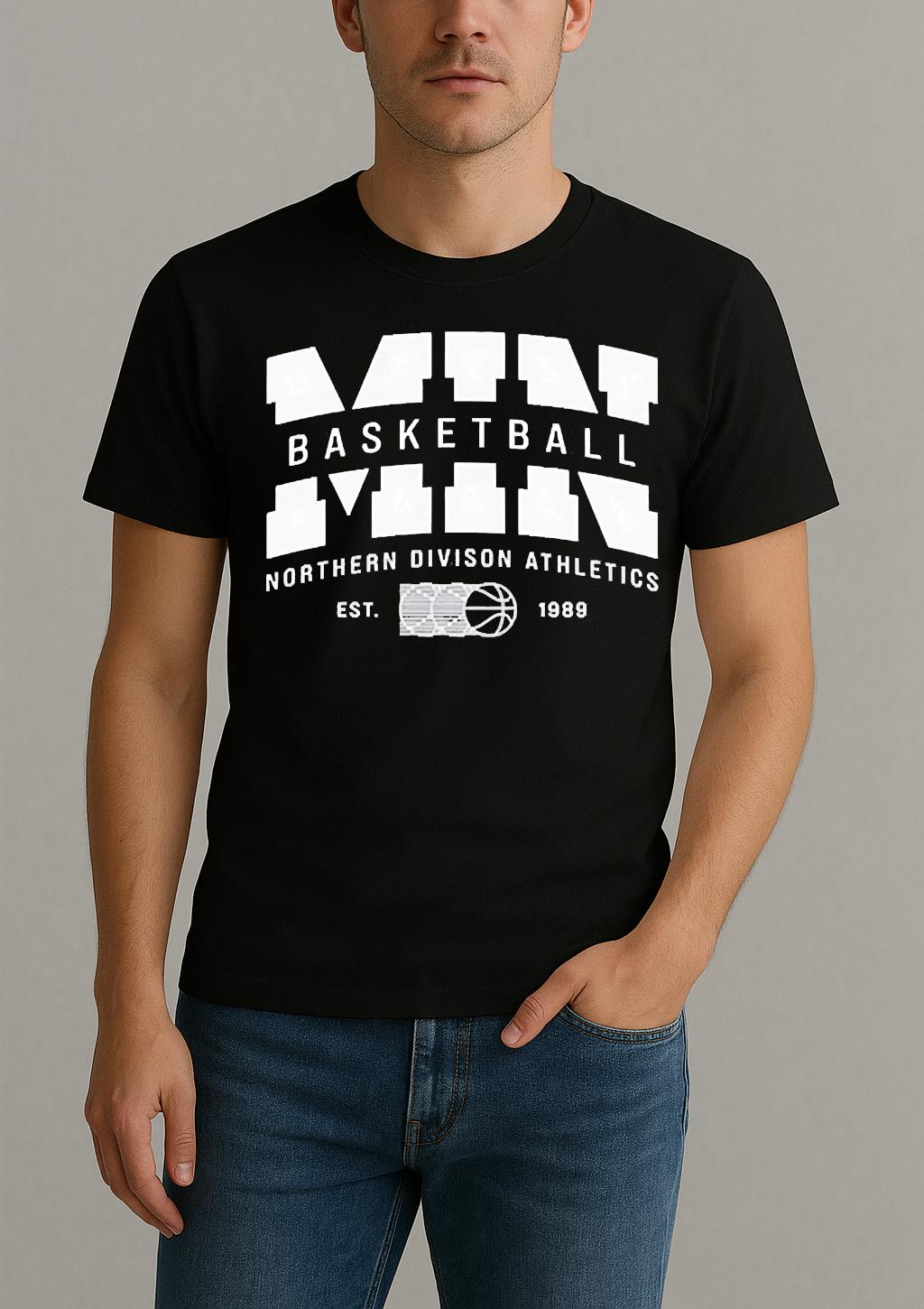 Min Basketball Northern Division Athletics Est 1989 Shirt