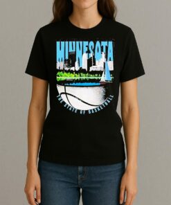 Minnesota City The State Of Basketball Shirt Womentee