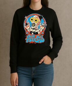 Mummy Holding Knife Cute But Psycho Funny Shirt sweater