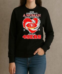 Never Underestimate A Woman Who Understands Football And Loves San Francisco 49Ers T Shirt sweater