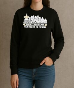 New Orleans Saints Thank You For The Memories Player Names Skyline Shirt sweater