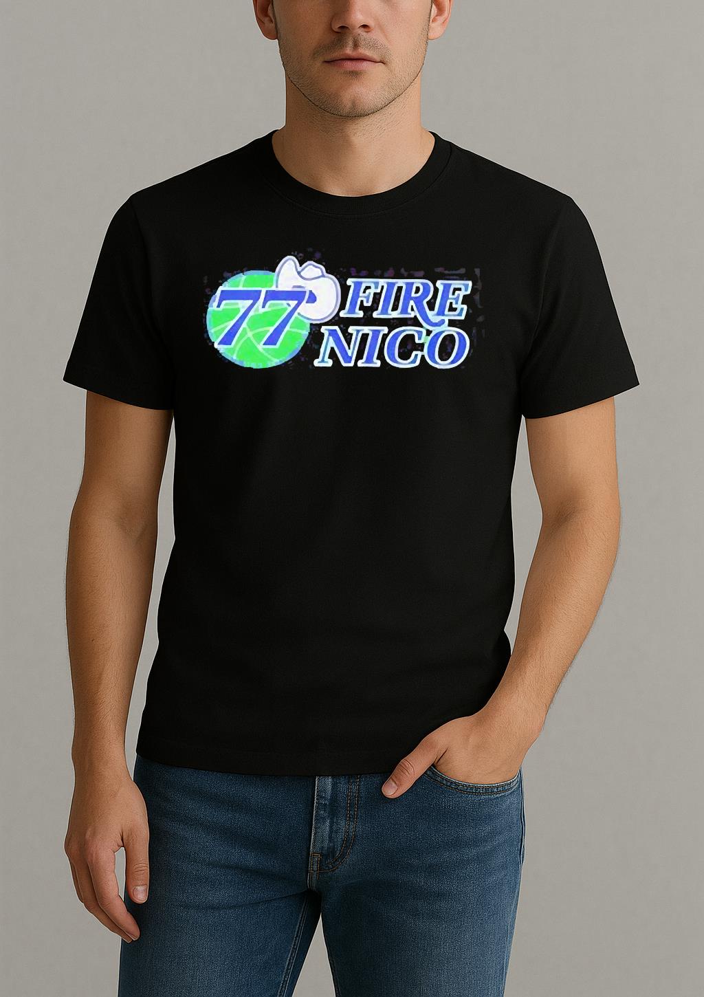 Nico Harrison Dallas Mavericks Fire Nico 77 Shirt