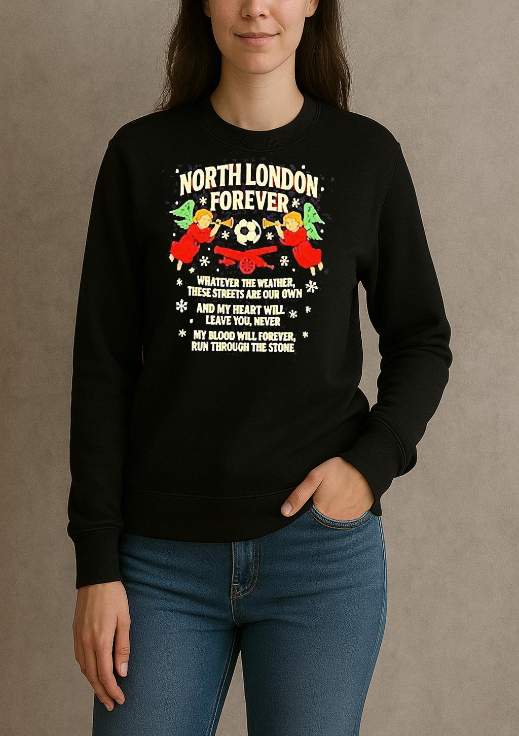 North London Forever Arsenal Christmas Shirt sweater