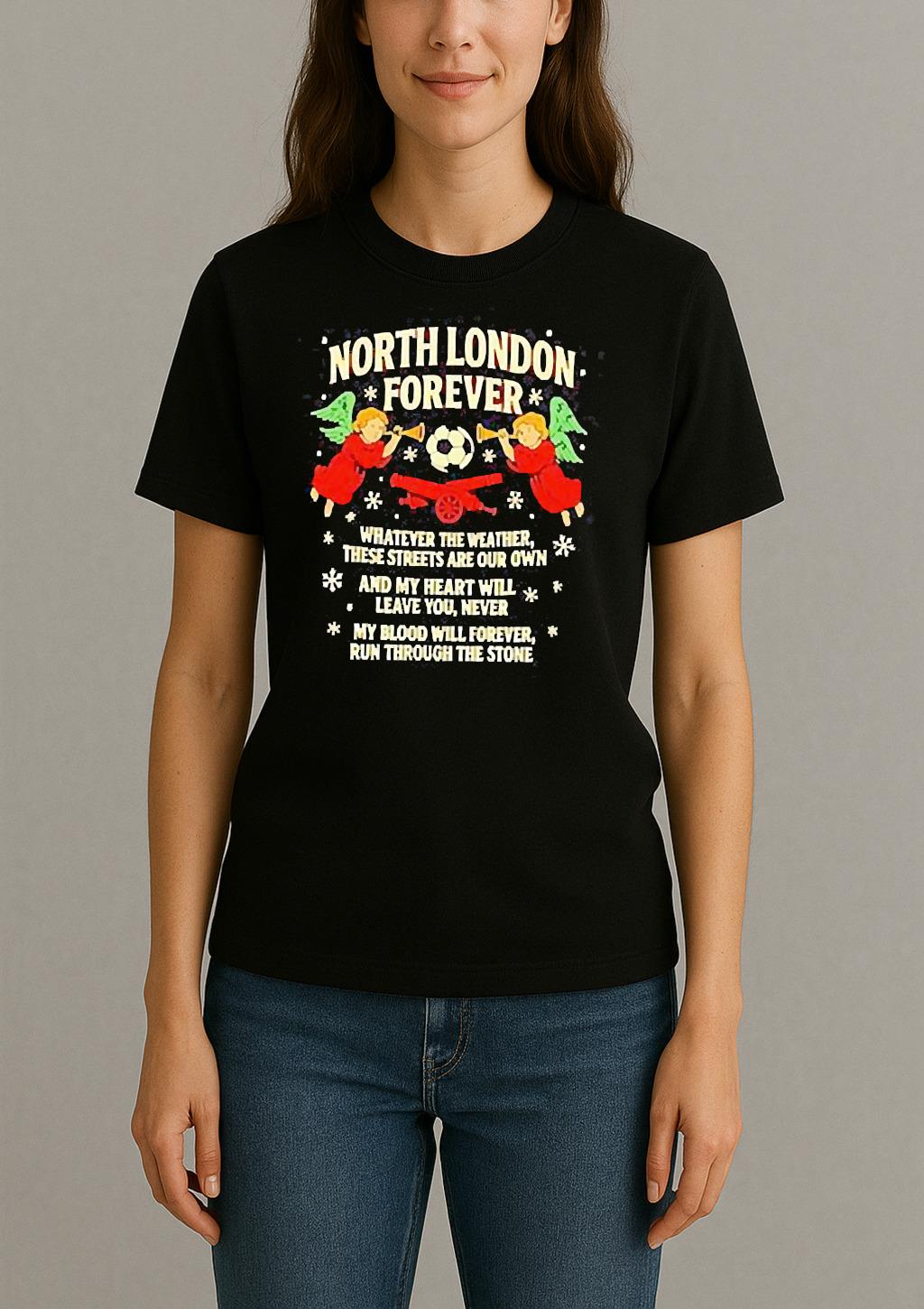 North London Forever Arsenal Christmas Shirt Womentee