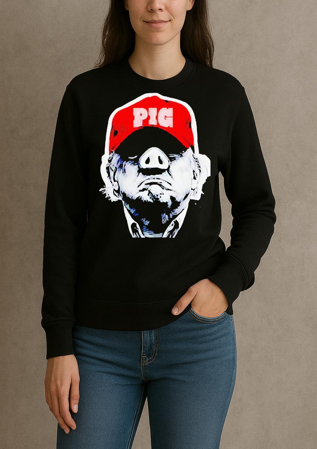 Official Donald Trump Pig Donnie The Liar In Chief Exposed Funny Meme Shirt sweater