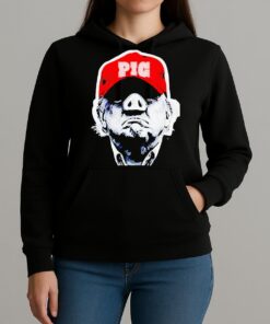 Official Donald Trump Pig Donnie The Liar In Chief Exposed Funny Meme Shirt Unihoodie
