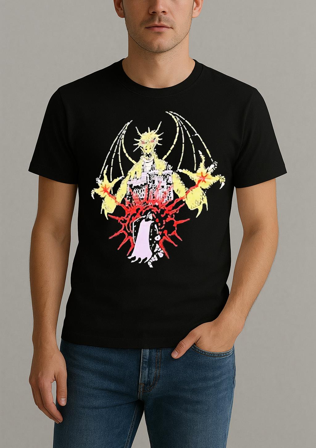 Official Dragon Studies Oversized Graphic Retro Shirt