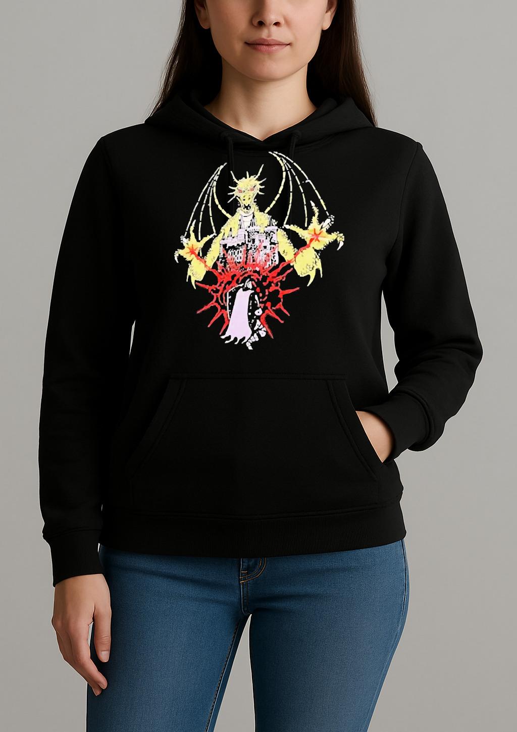 Official Dragon Studies Oversized Graphic Retro Shirt Unihoodie