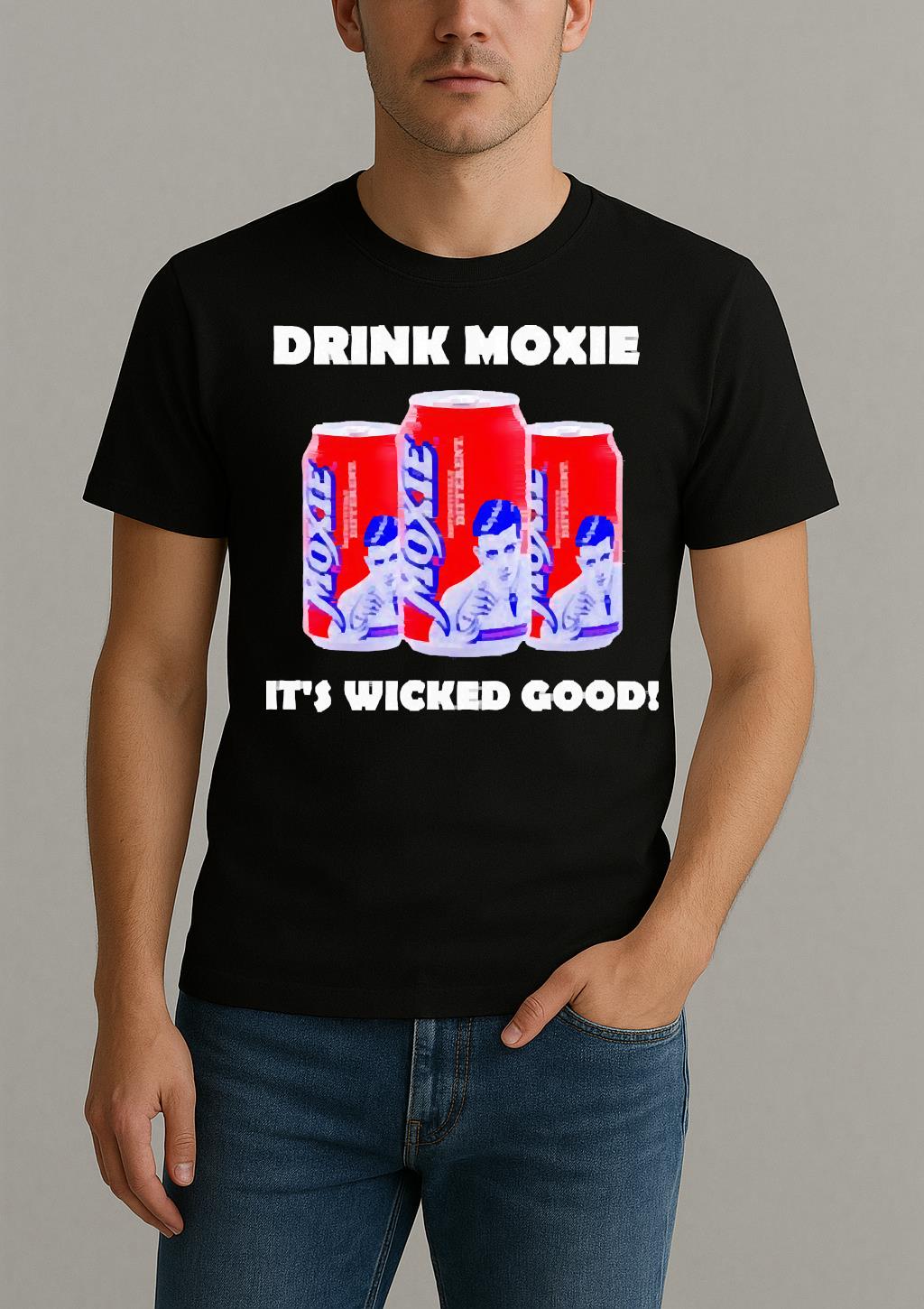 Official Drink Moxie Its Wicked Good Shirt