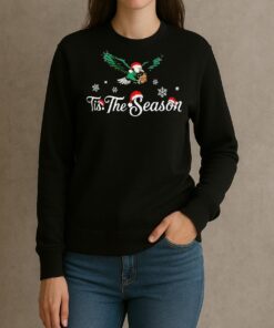 Official Eagles Santa Bird Gang Philadelphia Mascot Philadelphia Eagles Nfl Football Tis The Season 2025 Christmas Shirt sweater
