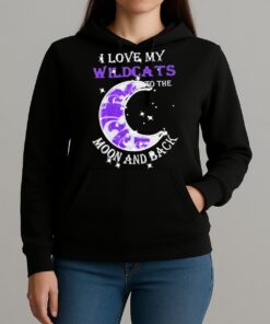 Official I Love My Kansas State Wildcats To The Moon And Back Shirt Unihoodie