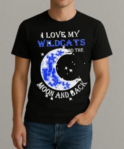 Official I Love My Kentucky Wildcats To The Moon And Back Shirt