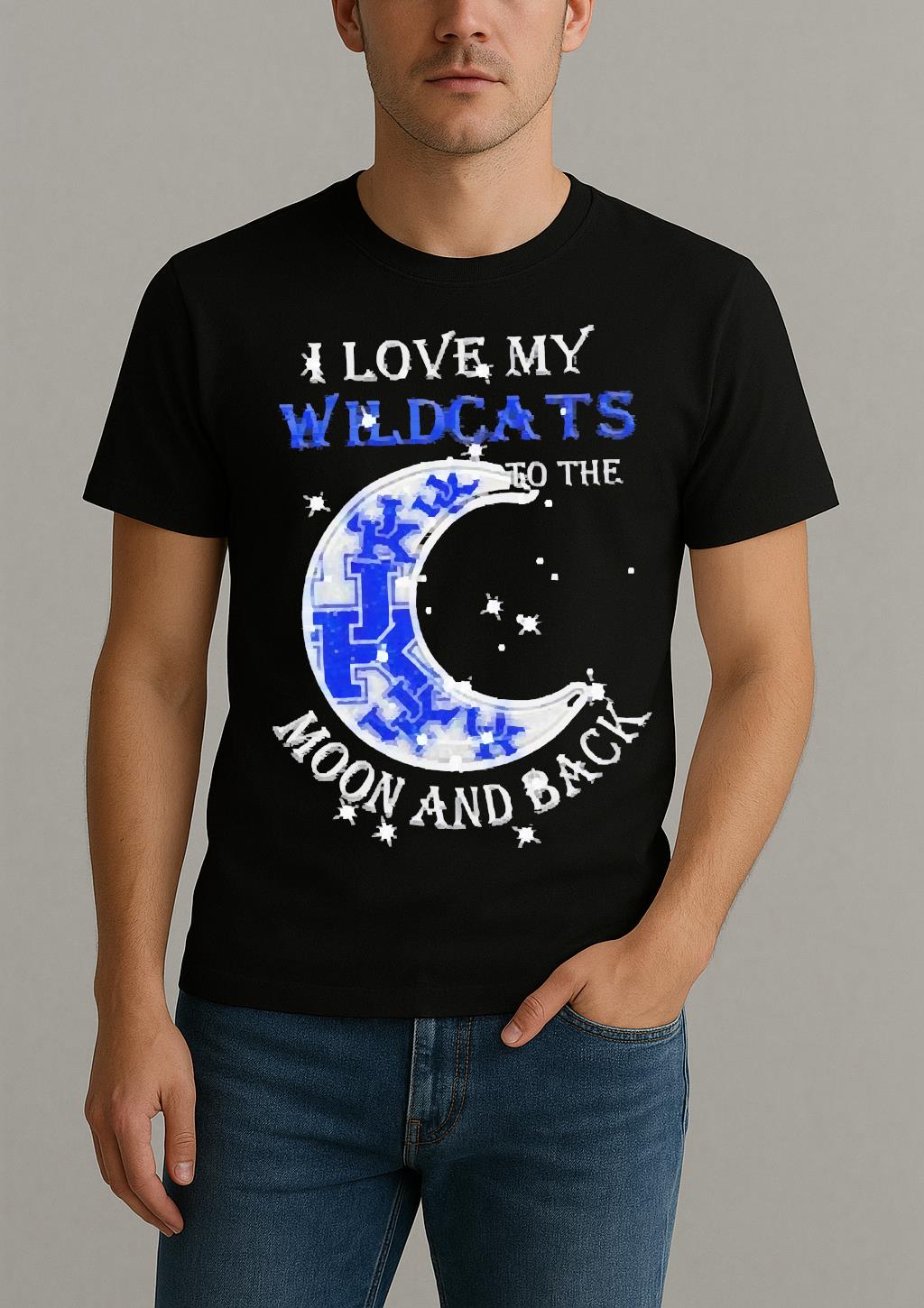 Official I Love My Kentucky Wildcats To The Moon And Back Shirt
