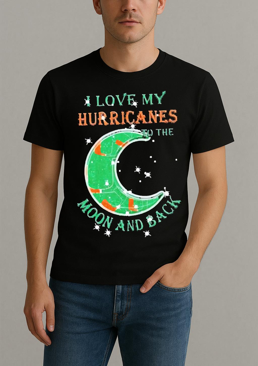 Official I Love My Miami Hurricanes To The Moon And Back Shirt
