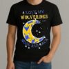 Official I Love My Michigan Wolverines To The Moon And Back Shirt