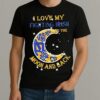 Official I Love My Notre Dame Fighting Irish To The Moon And Back Shirt