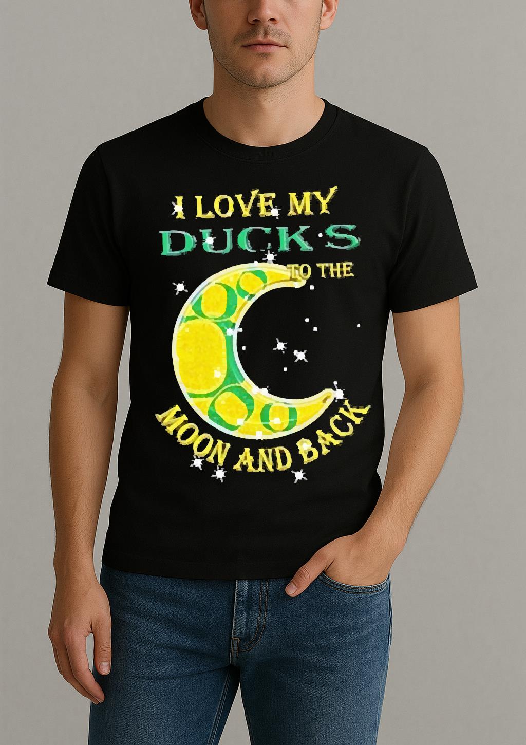 Official I Love My Oregon Ducks To The Moon And Back Shirt
