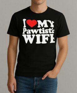 Official I Love My Pawtistic Wife Shirt