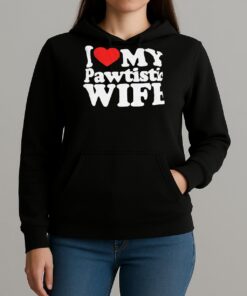 Official I Love My Pawtistic Wife Shirt Unihoodie