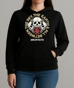 Officials Architects The Sky The Earth All Between Skull Premium Unisexhoodie